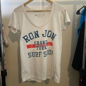 V-Neck Ron Jon Short Sleeve